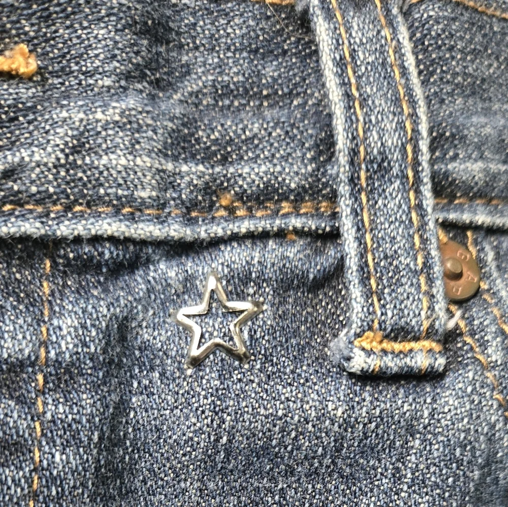 Gap Jeans Dark Wash Denim Skirts Sz8 - Picture 7 of 7